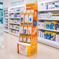 OEM Foldable Cardboard Display Hook Display Stand for Foot Care Products Inserts & Orthopedic Paper Display Rack