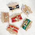 YL European American Cross-Border Bohemian Style Golden Palm Wing Pendant Pearl Multi-Layer Elastic Rope Beaded Bracelet Gift