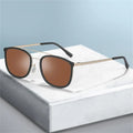 Gold Vintage Retro Style Square Sunglasses UV400 Optical Double Bridge Sun Glasses