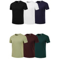 Fitele Custom Logo Men's Oversized T-Shirt Solid Pattern Print Custom T-Shirt
