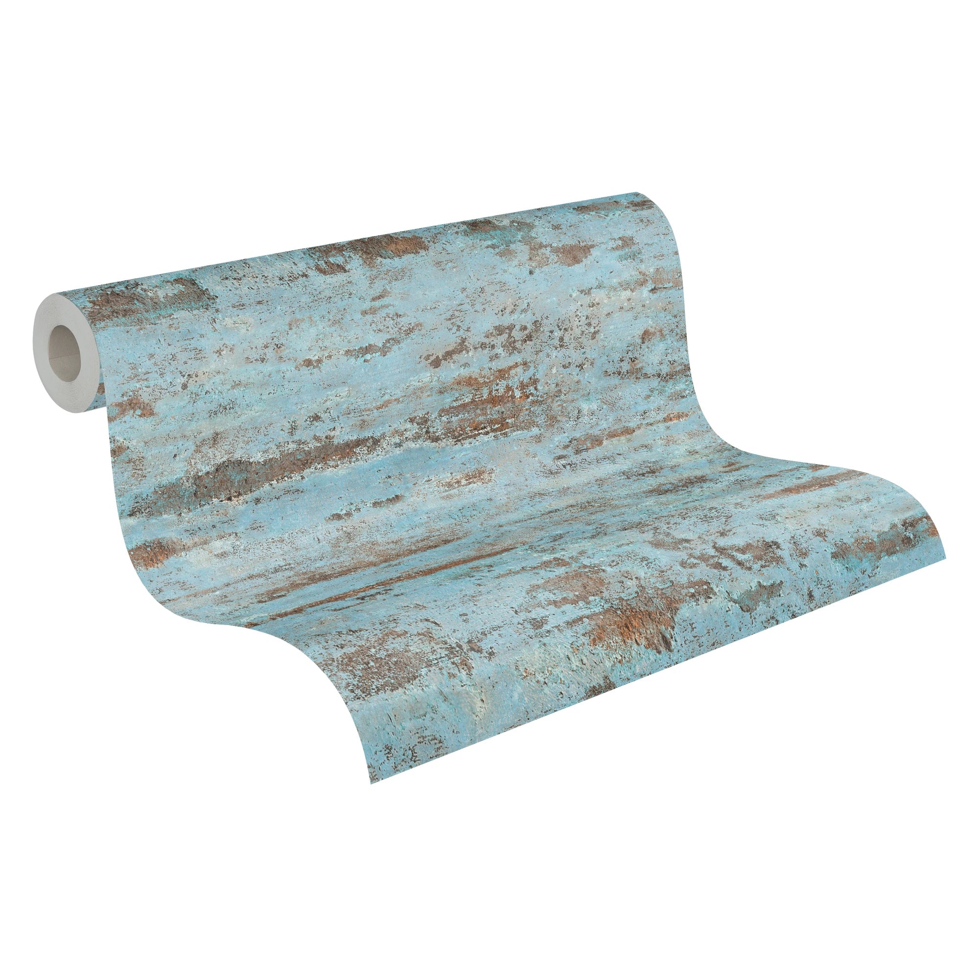 Made in Germany - Wallpaper rolls Solid Plain Colour Blue Brown Orange - Non Woven Vinyl - Wallpaper Home Decor - 1005 x 053 m