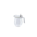 Italian Origin 4-Cup Classic Stainless Steel AISI 304 Tea Pot Eco-Friendly Dishwasher & Oven Safe Kitchen Utensils Pans Women
