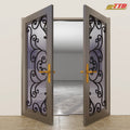 Custom designed wrought iron doors with modern iron door designs add appeal to your home and ensure safety and aesthetics