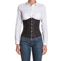 Black waistband with print