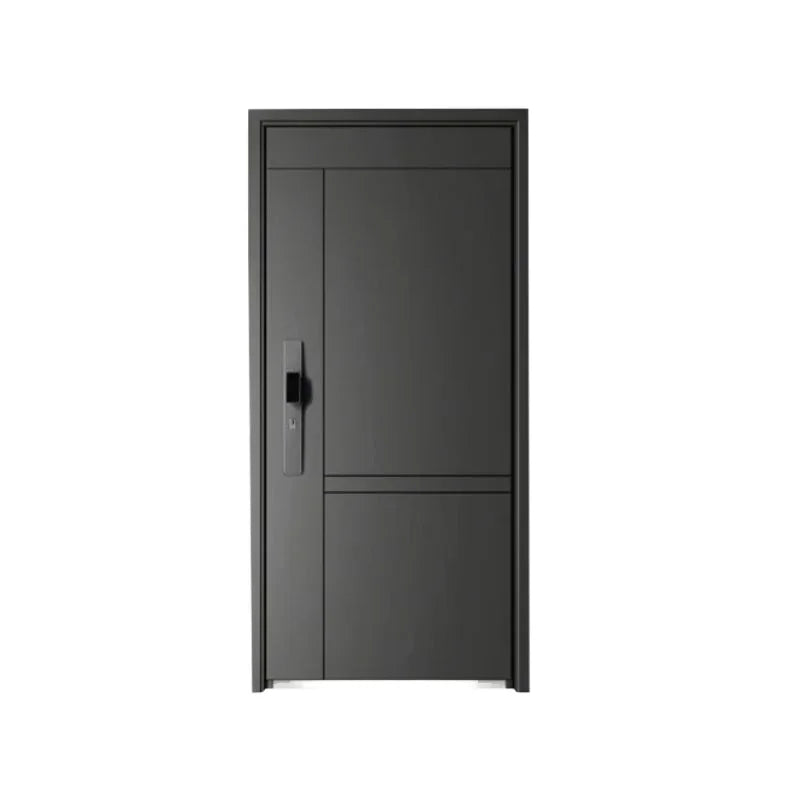 Modern Steel Anti-Theft Entrance Security Door for Outdoor House or Apartment Simple Design From China Factory