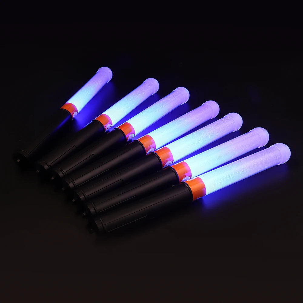 LED Light Stick RGB Glow Plastic Material Eco-Friendly RF Controlled 3AAA Battery Operated Customizable Logo Parties ROMANCE