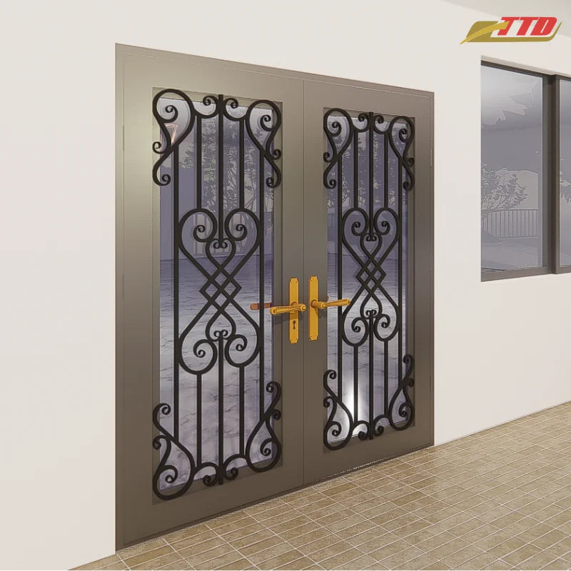 Balcony Steel Railings with Classic Designs Waterproof Customized Size That Coordinate Beautifully with Doors Windows Vietnam
