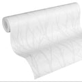 Made in Germany - Coatable Wallpaper rolls Forest Paintable White Non Woven Vinyl Wallpaper for painting - 1005 x 053 m