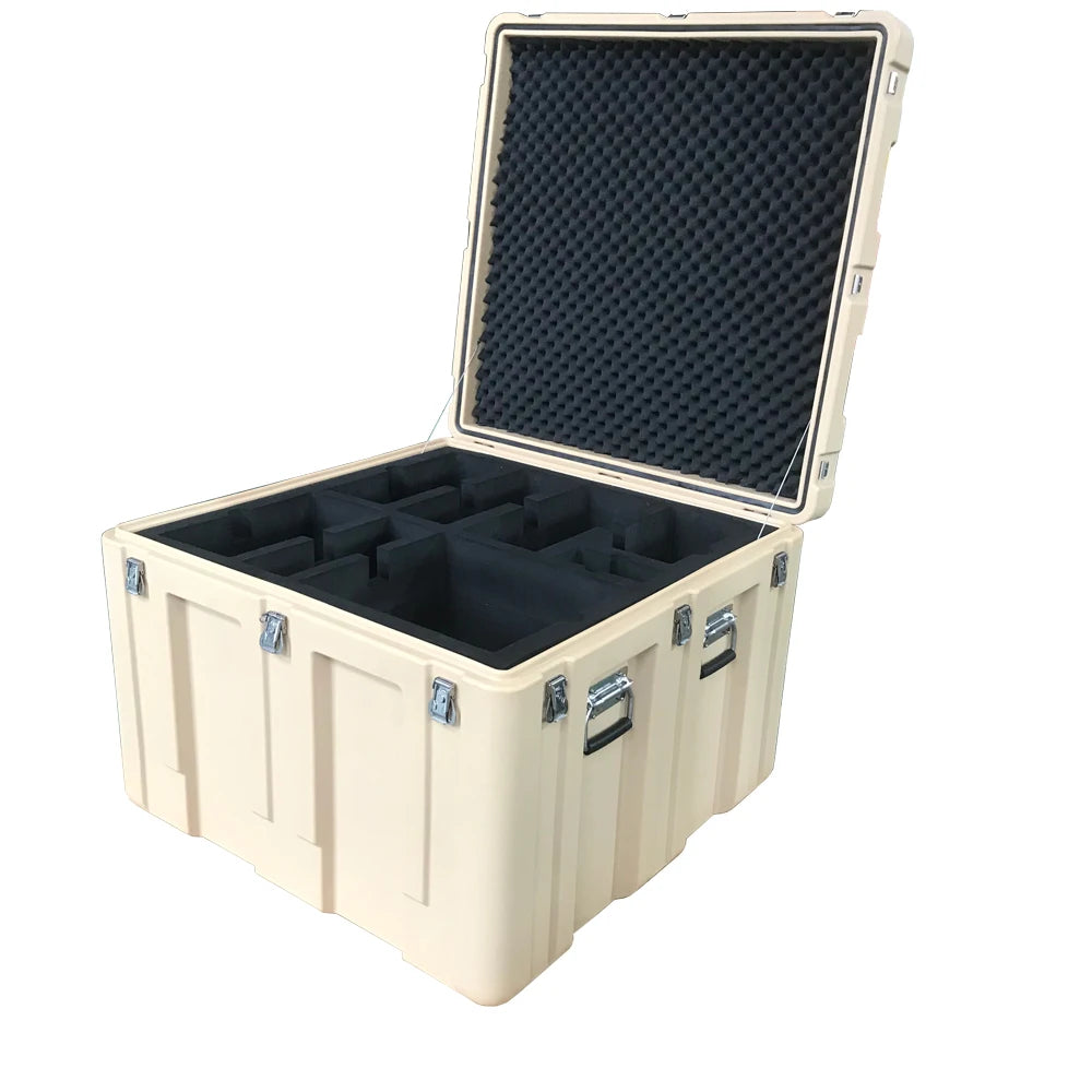 Waterproof LLDPE Equipment Rotomolded Hard Anti-shock IP65 Rated OEM/ODM Customizable Portable Storage Transit Case Box 5-Year