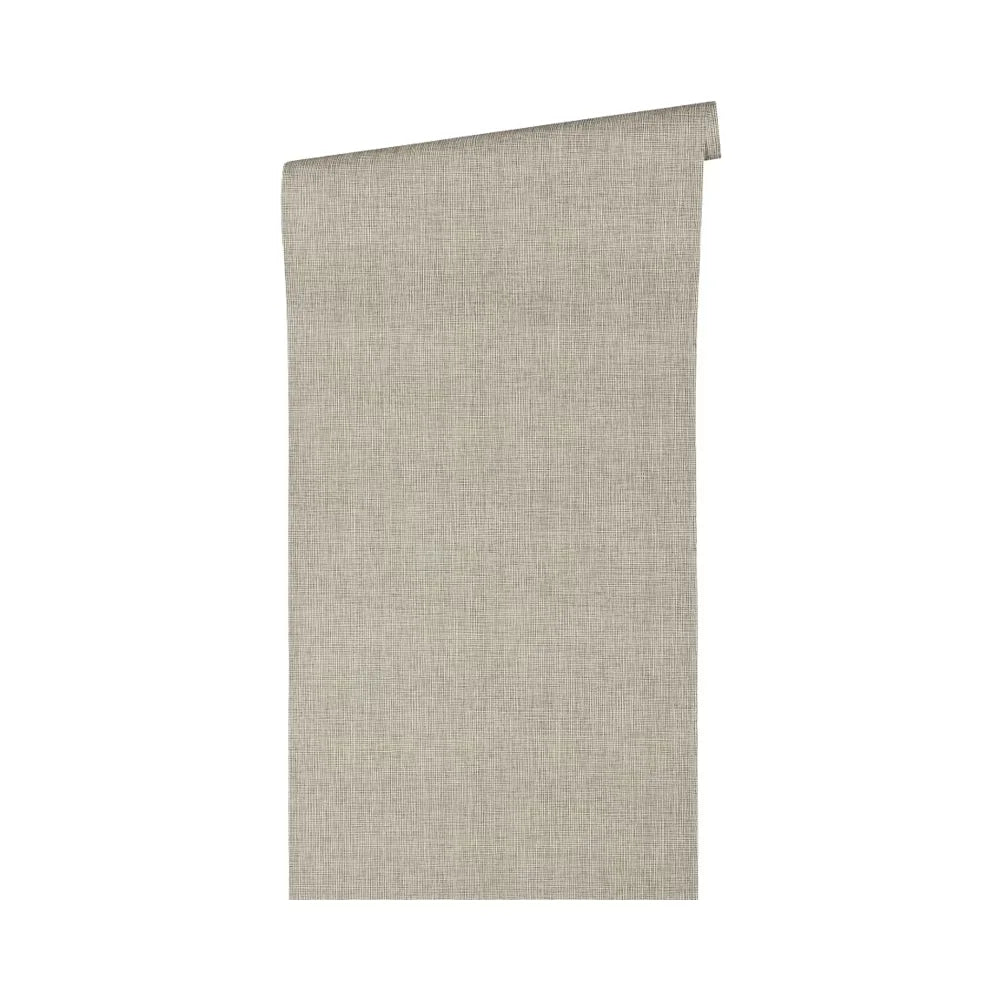 Made in Germany - Luxury Wallpaper rolls Plain Colour Beige Black Non Woven Vinyl Contract Wallpaper Design - 1005 x 053 m