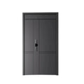 Modern Design Galvanized Steel Anti-Theft Door 0.8mm Thick Steel Plate Multi-Point Locking for Exterior Factory Price