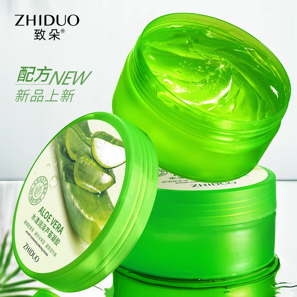 OEM ODM ZHIDUO Wholesale Body Skin Care Face Skin Care Silicone-Free Moisturizer Anti-Aging Gel Aloe Vera