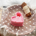 Birthday Gifts Ideas Cute Fake Dessert Soy Candle Molds Love Candle Silicone Mold Sweet Heart Cake Candle Moulds