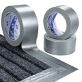UJANG General Purpose Hot Melt Cloth Carpet Tape Strong Adhesive Rubber Grey Heavy Duty Silver  Duct Tape