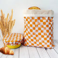 Folding Bread Bags with Bowl Cover for Homemade Sourdough Bread Shopping Bag