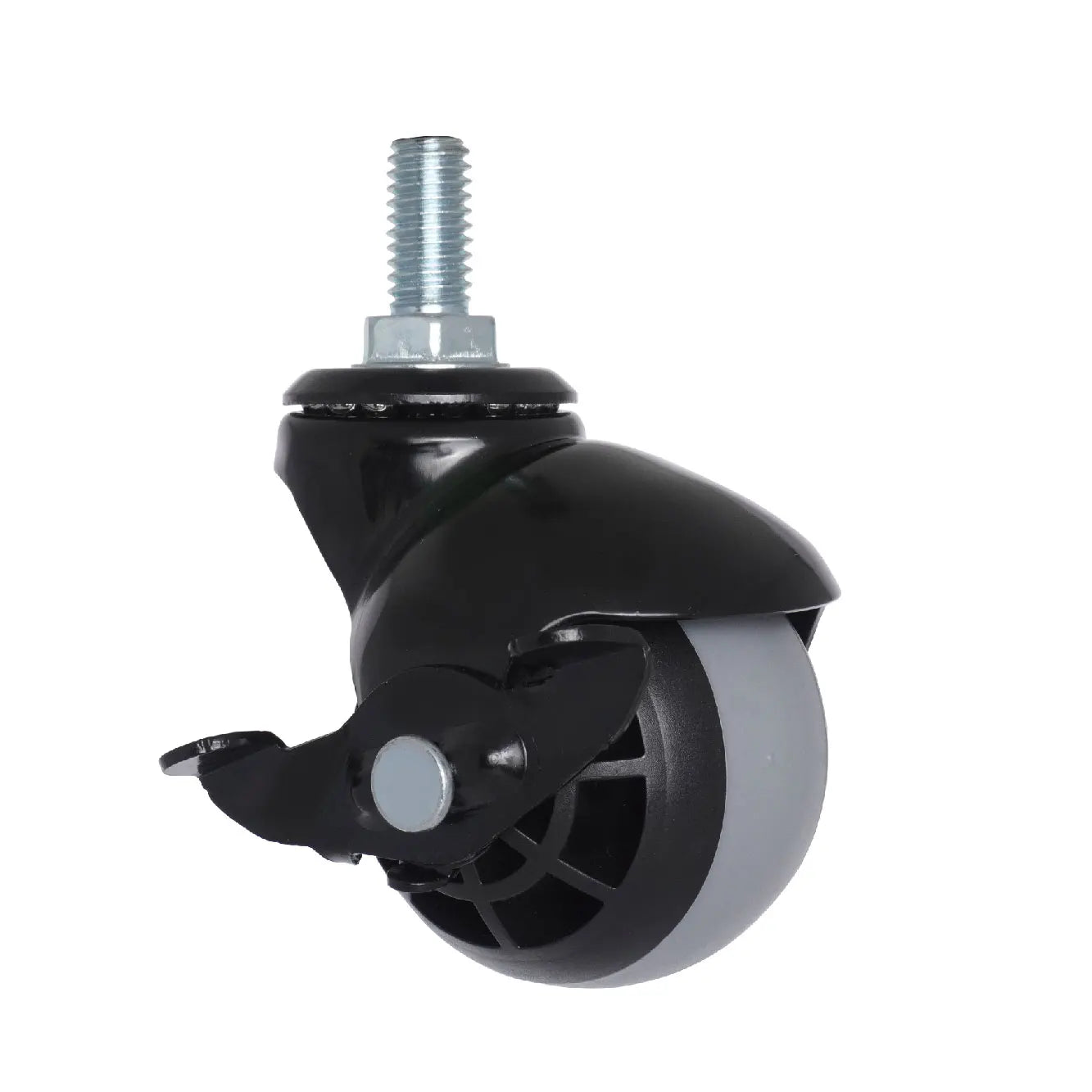 2 Inch Locking Castor Roller TPR Wheel for Various Hospitals Schools Bathrooms Warehouses Gyms Living Rooms Dining Kitchens