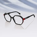 Hexagon Frame Light Weight Fashion Unisex Clear Lens Optical Spectacle Glasses