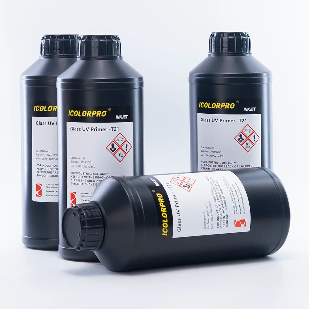 IColorPro Glass UV Primer Has Strong Adhesion Fast Drying Traceless and Strong UV Printing Coating
