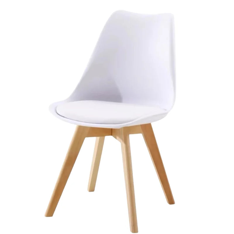 Simple Upholstered Solid Wood Dining Chair