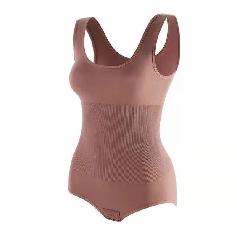 One-Piece Nylon Eco-Friendly Body Shapewear Belt-In Pants Tights Reinforced Waistband Breathable Anti-Bacterial Quick Dry Medium