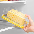 Tableware Plastic Fancy Wholesale Yellow Luxury Stainless Steel Pretty French Lid Butter Dish