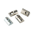 Elastic T-Slot Nut for item 40 Series (Slot 8) - Zinc/Nickel Plated Carbon Steel M4-M8 Custom Inch Threads