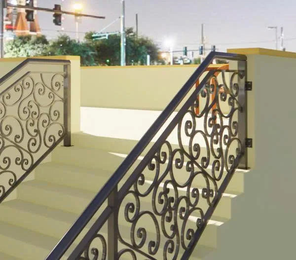 Elegant stairs railing designs in iron that blend safety strength and timeless artistry for luxurious indoor staircase styles