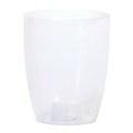 Coubi orchid pot 2.4l. dimensions (mm) 160x160x183 matte transparent color