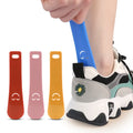 Melenlt Mini Plastic Shoehorn -Portable Short & Long Shoe Horns with Custom Logo for Family Use