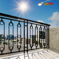 Artistic Wrought Iron Balcony Railing and Sleek Stainless Steel Balcony Railing Options for Secure Stylish Outdoor Spaces