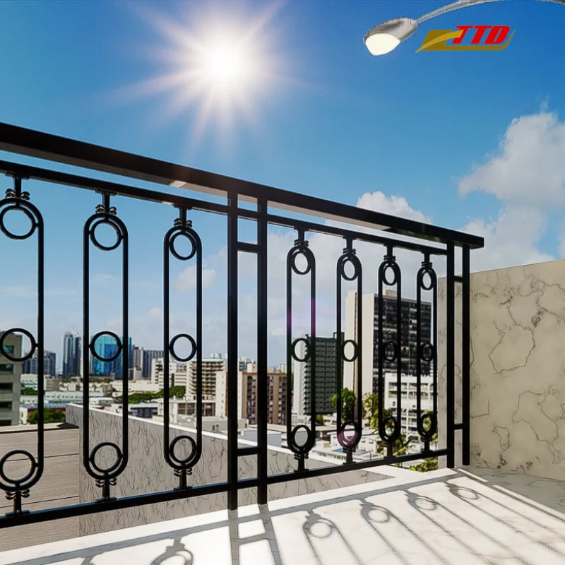 Artistic Wrought Iron Balcony Railing and Sleek Stainless Steel Balcony Railing Options for Secure Stylish Outdoor Spaces
