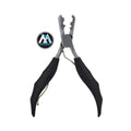 Professional Fusion Bond Crusher Tool for Keratin Hair Extensions Flat Tip Pre-Bonded Hair Extension Pliers Hair Loop Tool