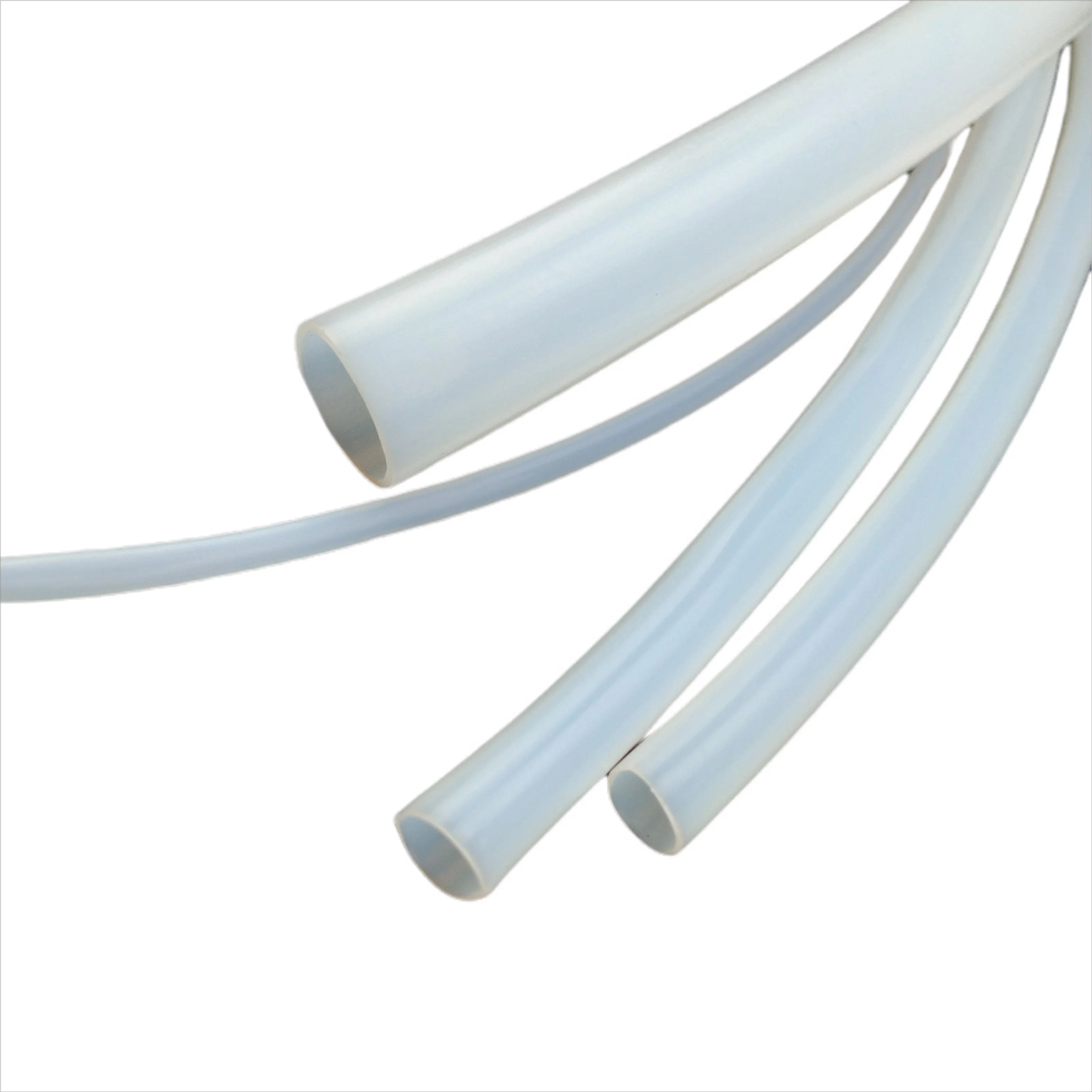 Shenzhen Factory Ptfe Hose Tubing Plastic White Tubing Transparent Hose 100% Pure Ptfe Tube
