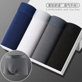 Wholesale Comfortable Bamboo Cool Men's Boxer Briefs Breathable Knitted Underwear 3D Pouch Moisture-Wicking Logo Waist Multipack