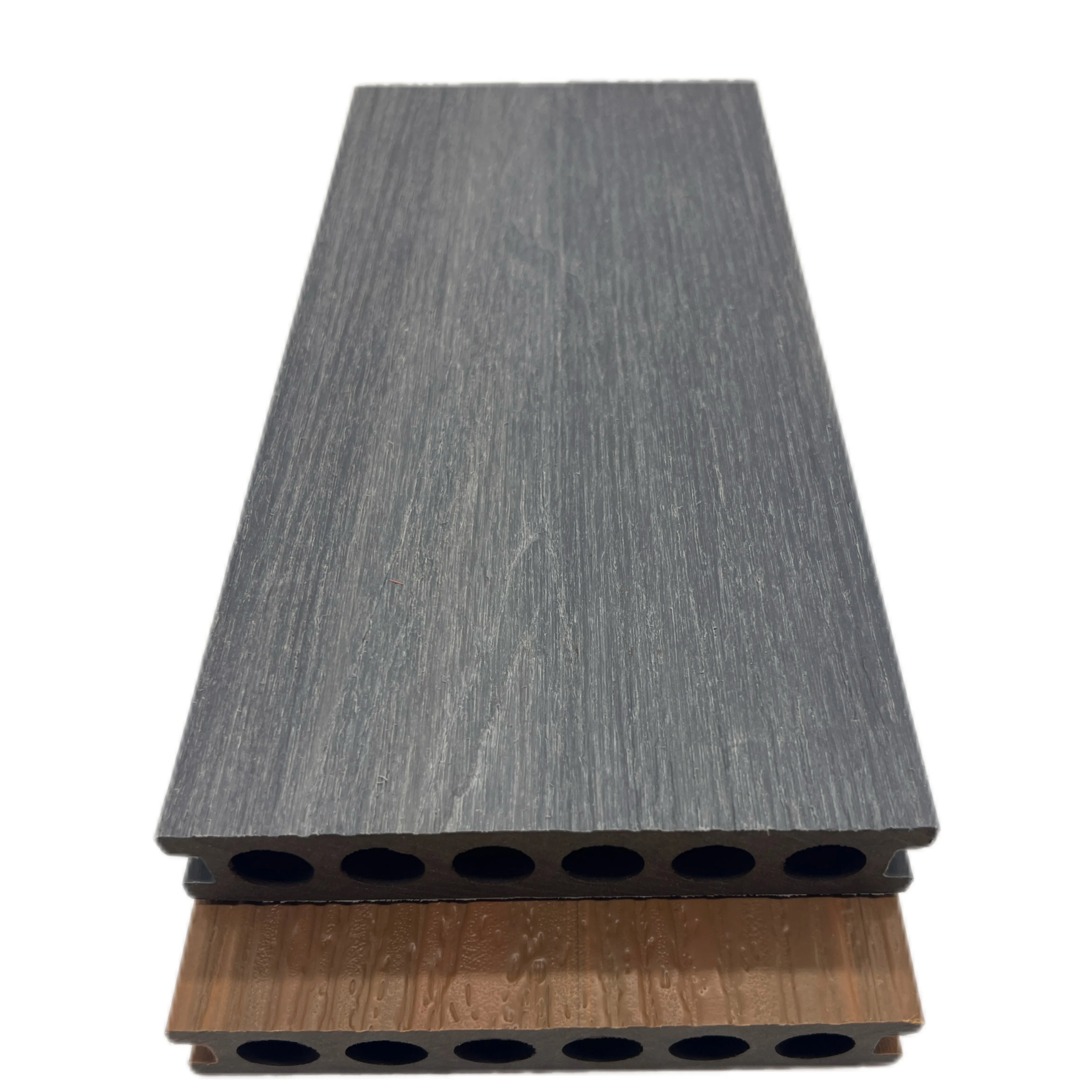 Modern Quality Assurance Wood Grain WPC Anti-Slip Eco-Friendly Waterproof Outdoor Wear-Resistant Interlocking Wooden Decking