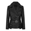 Custom Autumn 2026 New Product Women Clothing Spring Custom Outdoor Female Black Motorcycle Women PU Leather Jacket for Women