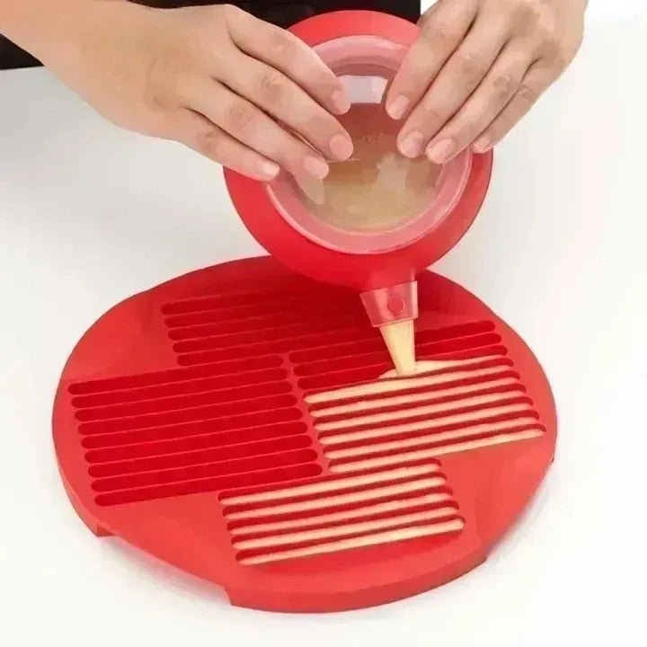 Long Strip Cookie Baking Tray DIY Chocolate Lollipop Mold Food Grade Silicone Finger Shape Biscuit Molds