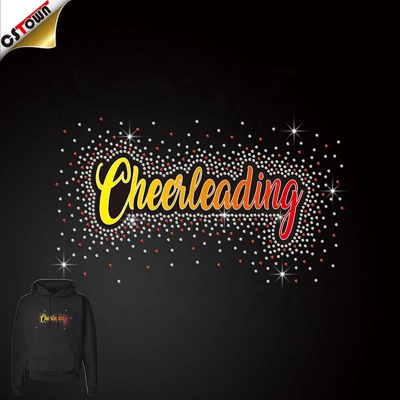 Trending Products 2024 New Arrivals Heat Transfer Logo Cheer Sticker Transfer Printing