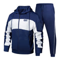 Hot Arrival Custom Designed Men's Hooded Fleece Tracksuit New Style Breathable Street Wear for Winter Solid Pattern Sets