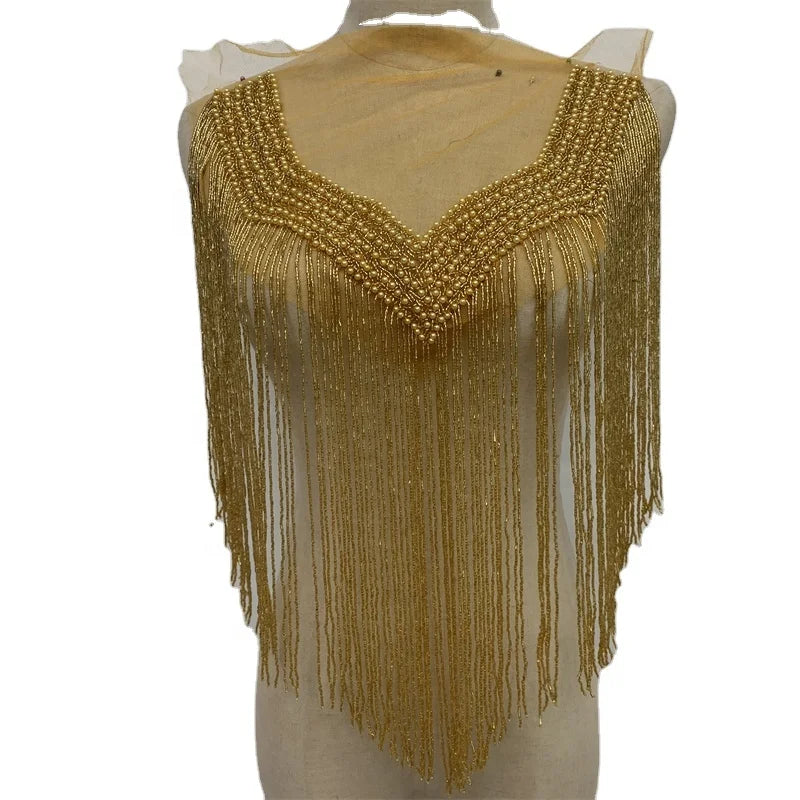 Decorative Fashion Haute Coutore Bolero in Gold