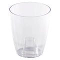 Coubi orchid pot 2.4l. dimensions (mm) 160x160x183 transparent color