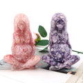 Healing Folk Crafts Wholesale Natural Polished Crystal Gravel Stone Resin Crystal Carvings for Decoration