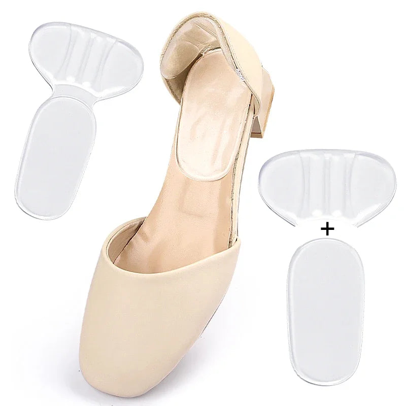 Gel Heel Stickers for High Heels | Soft Self-Adhesive Heel Pads Anti-Wear Anti-Slip Shoe Inserts for Women Foot Protection