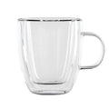 Wholesale Hand Blown Borosilicate Glass Double Wall Cups 16 oz Heat Resistant Dishwasher Safe Modern Classic Style for Holidays