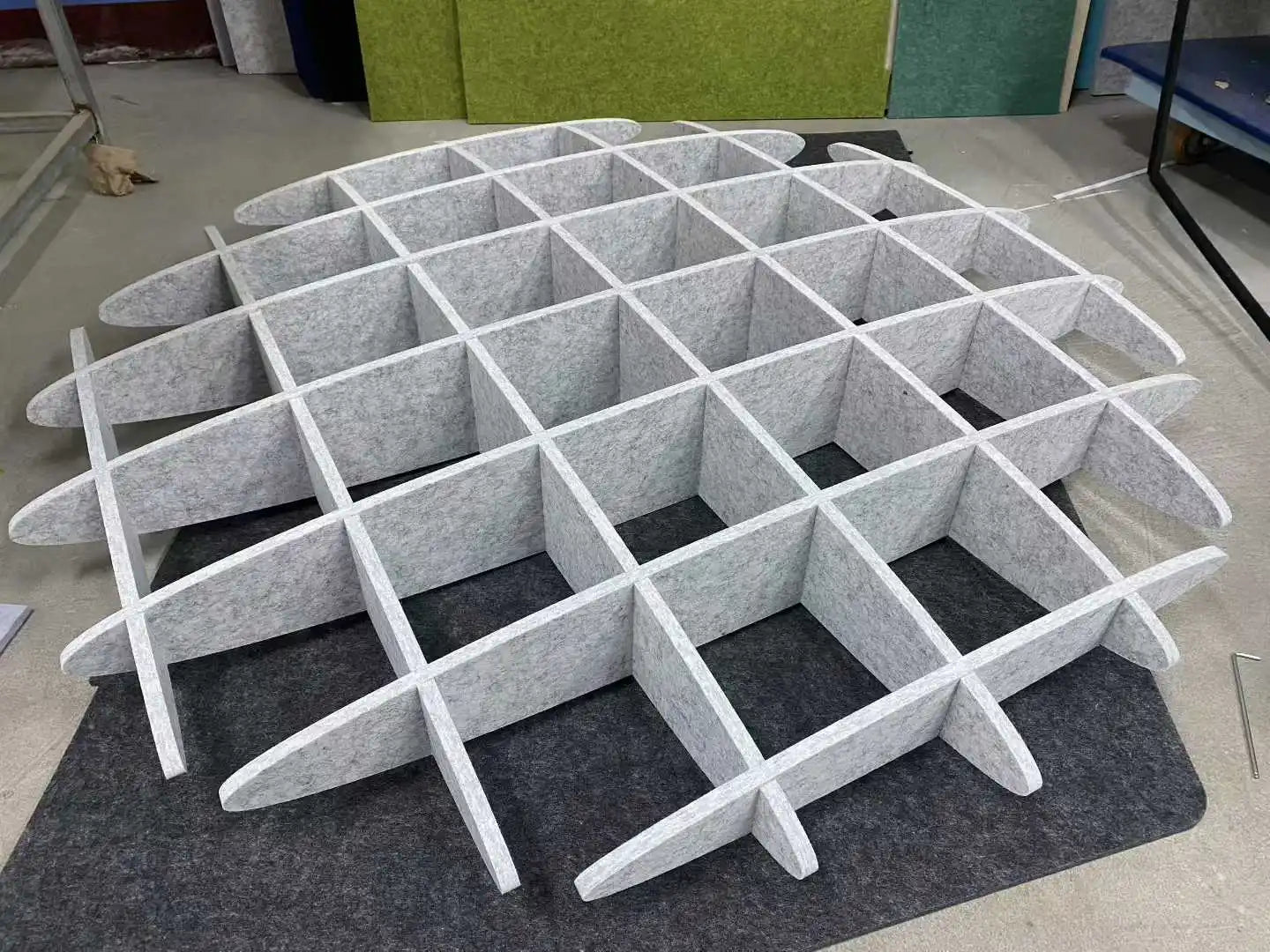 High Density Hanging Suspended Acoustic Ceiling Baffle for Office Acoustical Ceiling Panels