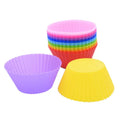 Silicone Cake Mold Round Muffin Cupcake Baking Molds Reusable DIY Cake Decorating Tools Wedding Birthday Party Decorations