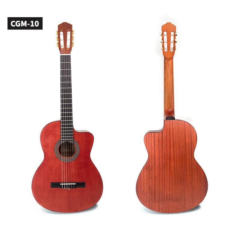 CGM-10 39 Inch Factory Wholesale Price Professional Cutaway Body Classical  Guitar Classic Guitar  6 Strings