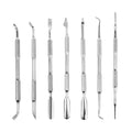 Wholesale Professional Nail Supplies Double Sided Stainless Steel Tools Best Cuticle Pusher Trimmer Callus Remover Dead Skin
