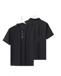 China Bangladesh Factory Price OEM Customized Logo Embroidery Men Quick Dry Ice Silk Short Sleeve Summer Polo T Shirt