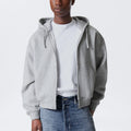 Oversized Men's Zip-Up Hoodie Heavyweight 380g 100% Cotton Terry Fabric Eco-Friendly Breathable Boxy Casual Autumn Regular